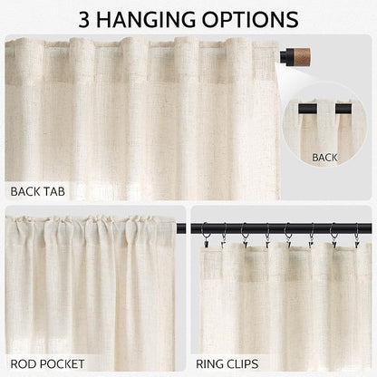 Nanspring Extra Long 108 Inch Curtains - Image 2
