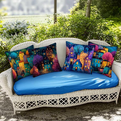 Throw Pillow Covers for Living Room | 18x18 Set of 4 Decorative Cushion Covers - Image 4