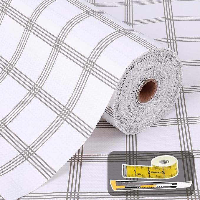Shelf Liner for Kitchen Cabinets Non Adhesive Drawer Liner Non-Slip Thickened by Oneoftheworld