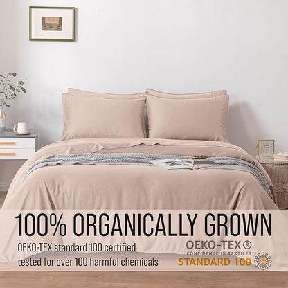 Bella Coterie 6 Piece Luxury Bamboo Viscose Split Top King Size Sheet Set | 34" - Image 5