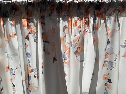 Watercolor Fall Leaves Window Valance - Image 3