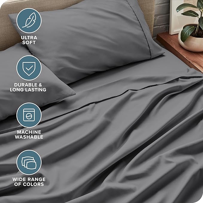 Bare Home Split King Sheet Set - Image 5