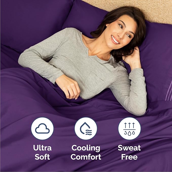 Queen Size 4 Piece Sheet Set - Image 4