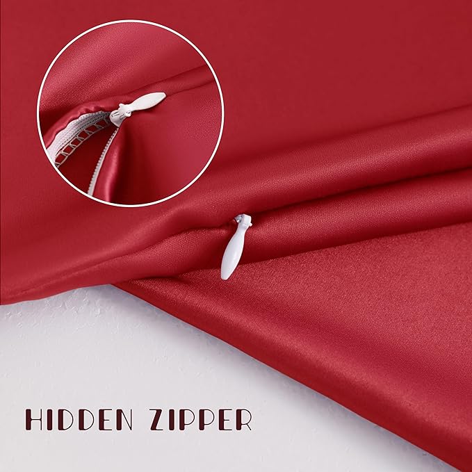 NTBAY Zippered Silk Satin Toddler Pillowcases - Image 3