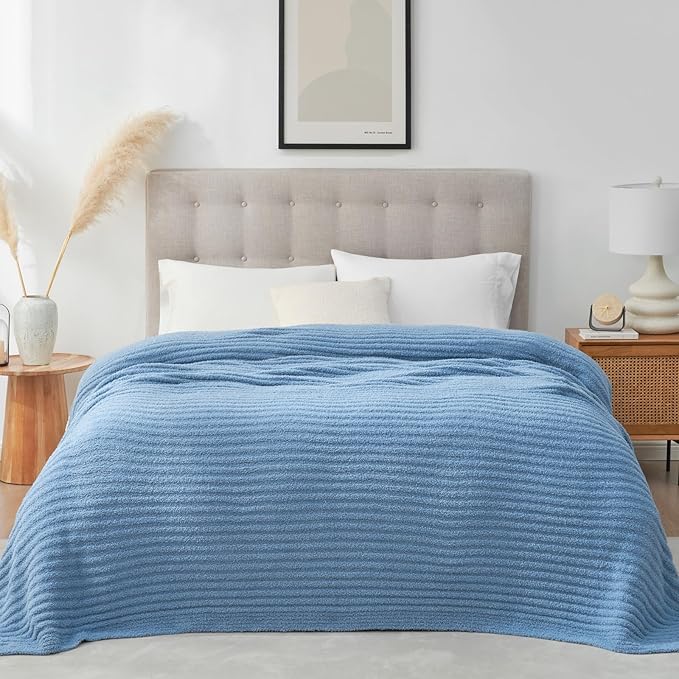 Snuggle Sac Queen Size Blanket for Bed, Soft Luxurious Bedding Blankets by SnuggleSac
