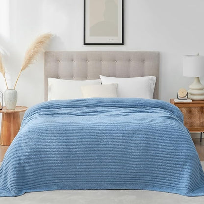 Snuggle Sac Queen Size Blanket for Bed, Soft Luxurious Bedding Blankets by SnuggleSac