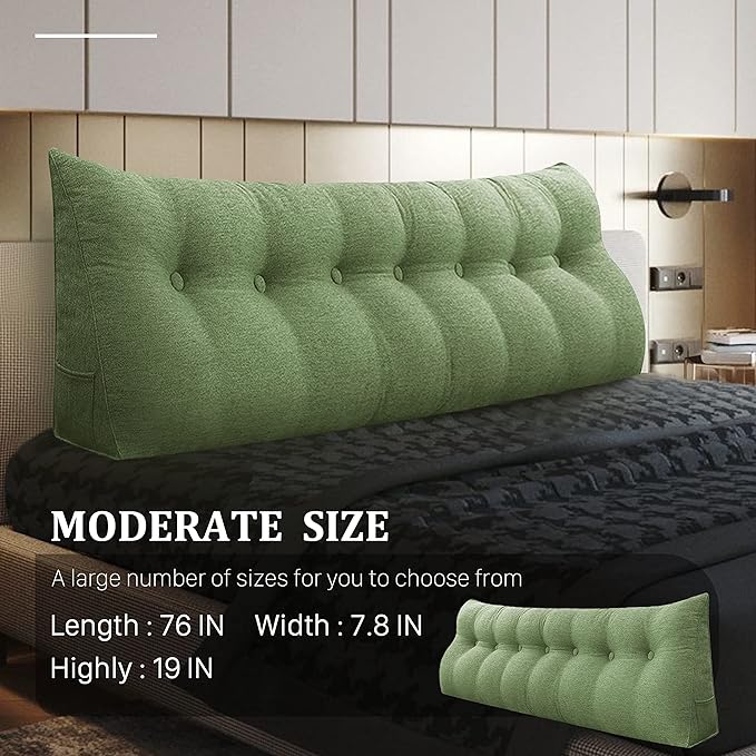 14 lbs Thickened Headboard Pillow Wedge Pillow Headboard Reading Pillow Bed - Image 2