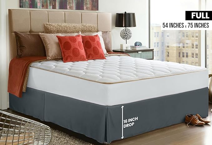 Utopia Bedding Full Bed Skirt - Image 2