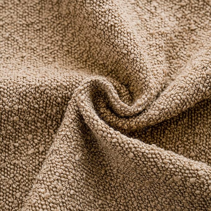 Foindtower Decorative Textured Boucle Throw Pillow Covers Accent Solid Pillow - Image 2