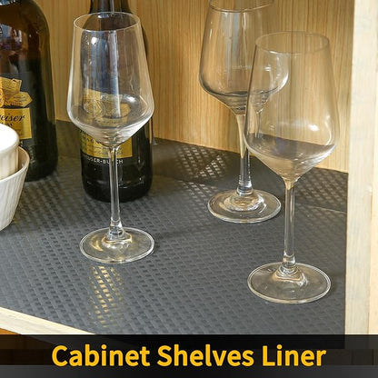 iwtmm Shelf Drawers Liners for Kitchen Cabinets Non-Slip, Oil-Proof Drawer - Image 4