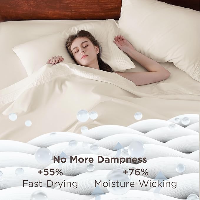 Bedsure Deep Pocket Twin Sheets Set - Image 3