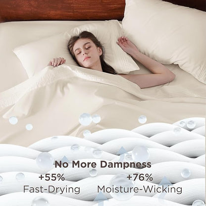 Bedsure Deep Pocket Twin Sheets Set - Image 3