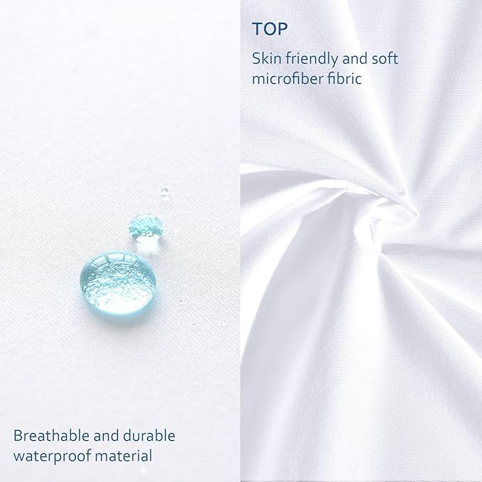 Moonsea Waterproof Mattress Protector Full Size, Mattress Cover Protector - Image 6