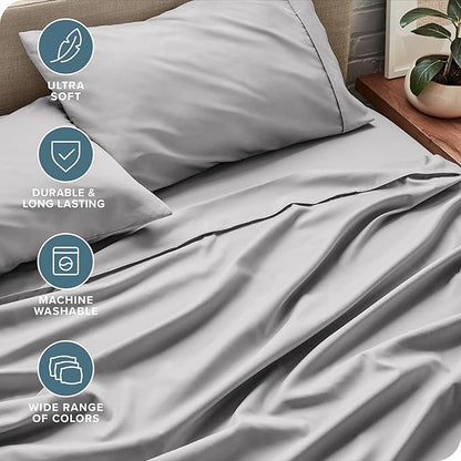 Bare Home Short Queen Sheet Set - Image 4