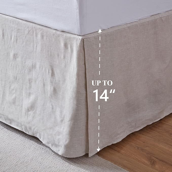Simple&Opulence Belgian Linen Bed Skirt - Image 3