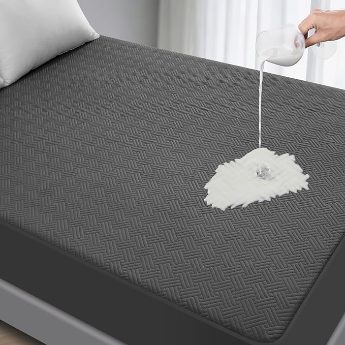 Waterproof Mattress Protector Queen Size by GOPOONY