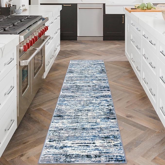 Modern Abstract Runner Rug 2x6 - Image 2