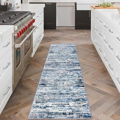 Modern Abstract Runner Rug 2x6 - Image 2