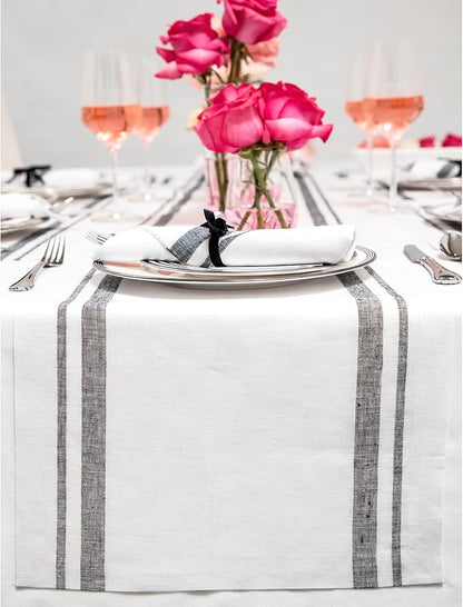 Solino Home Linen Table Runner 120 Inches Long by SolinoHome