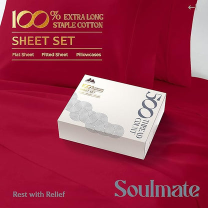Mayfair Linen 500 Thread Count Full Cotton Sheets - Image 3