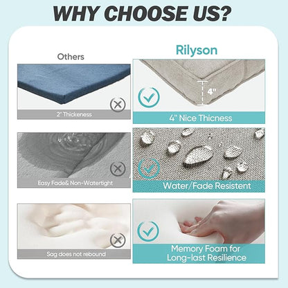Rilyson Patio Cushions for Outdoor Furniture - Image 4