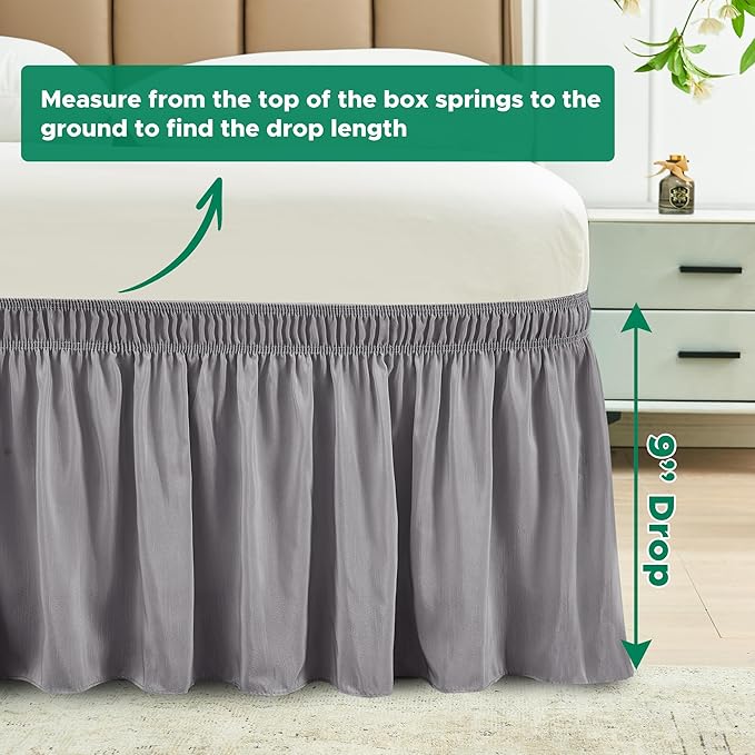 Biscaynebay Wrap Around Bed Skirts - Image 3