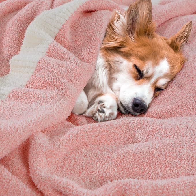 NEXHOME PRO Soft Blankets Pink, Cozy Throw Blanket - Image 2