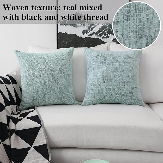 Home Brilliant Modern Decorative Throw Pillow Protectors Super Soft Chenille - Image 3