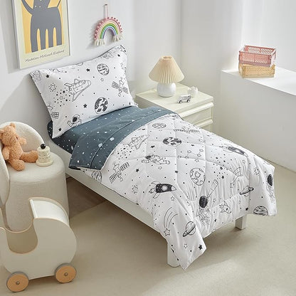 DuShow 4 Piece Toddler Bedding Set - Image 2