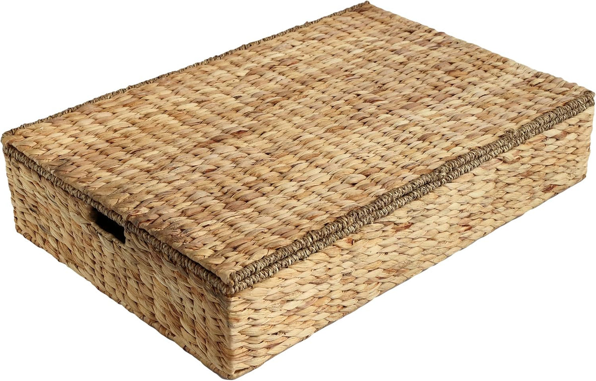 happimess holden under bed storage basket 30", natural, main product view