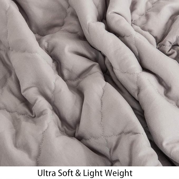 NTBAY Down Alternative Oversized Toddler Comforter, Super Soft and Warm Solid - Image 4