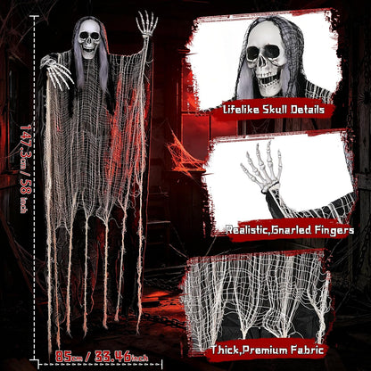 3 Pack Halloween Hanging Skeleton Decorations Outdoor Indoor Yard
