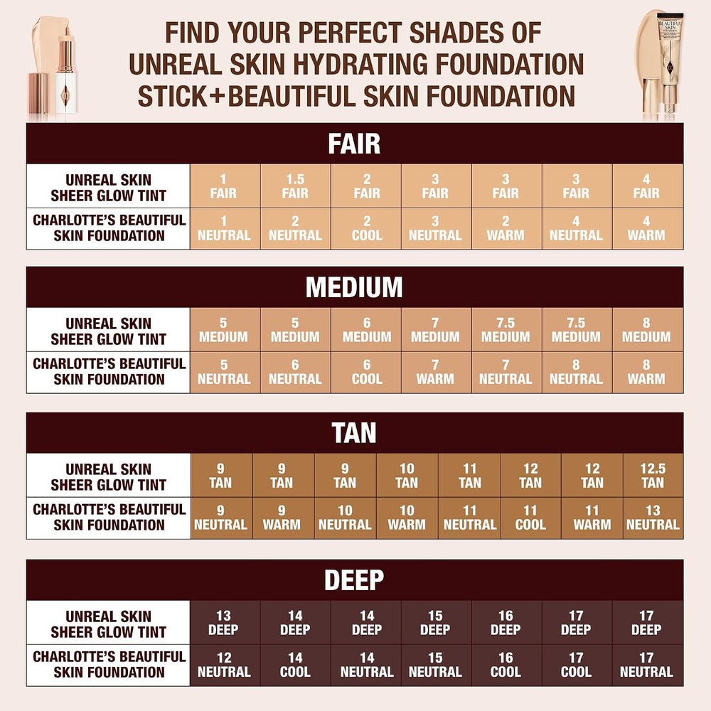 Charlotte Tilbury Beautiful Skin Medium Coverage Hydrating Foundation - Build...