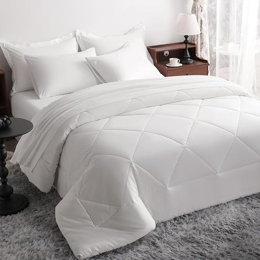 NTBAY Queen Comforter Set with Sheets, 7 Pieces Soft and Breathable Queen by NTBAY