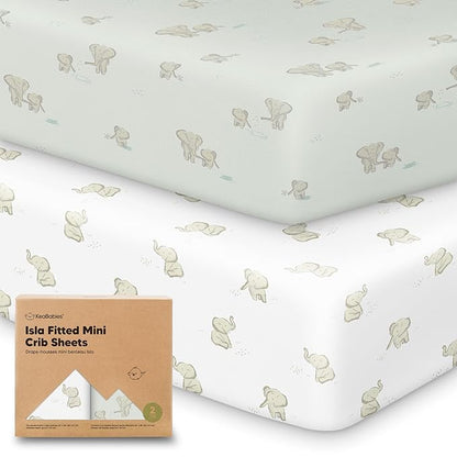 Pack and Play Sheets Fitted by KeaBabies