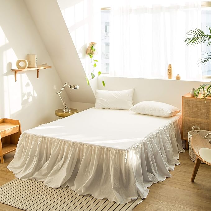 Simple&Opulence Belgian Linen Bed Skirt by SimpleOpulence