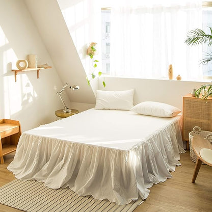 Simple&Opulence Belgian Linen Bed Skirt by SimpleOpulence