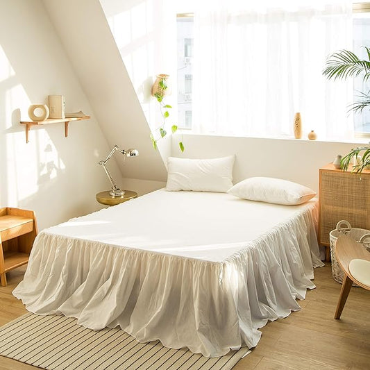 Simple&Opulence Belgian Linen Bed Skirt by SimpleOpulence