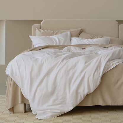 Double Stitch Cotton Tencel Duvet Cover - Image 7