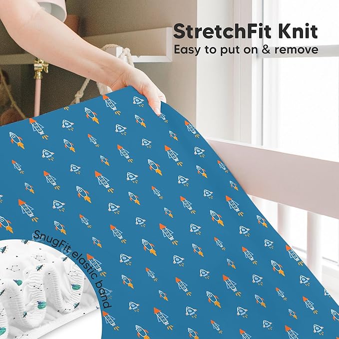 KeaBabies 2-Pack Baby Crib Sheets - Image 6