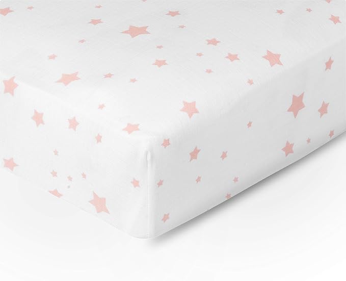 Newton Baby Fitted Mini Crib Sheets | Organic Muslin Cotton, Breathable & Soft - Image 6