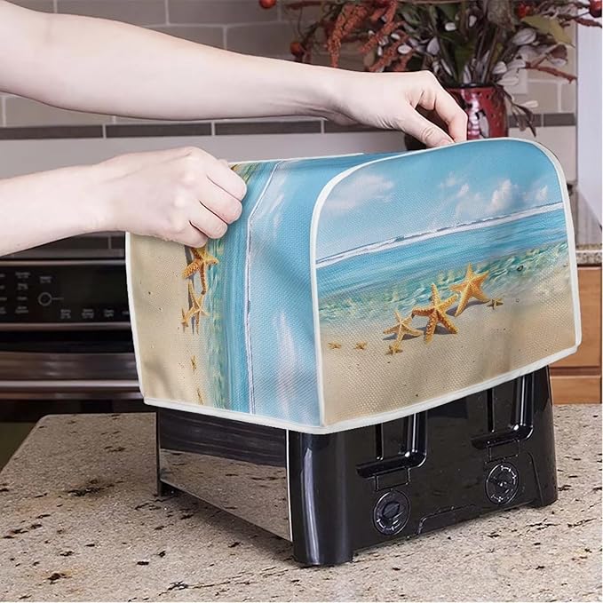 Beach Starfish Print Toaster Cover - Image 3