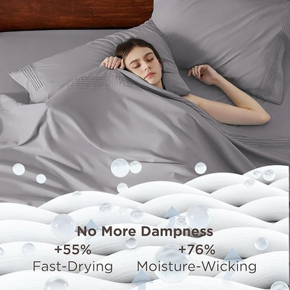Bedsure Deep Pocket Full Size Bed Sheets Set - Image 4