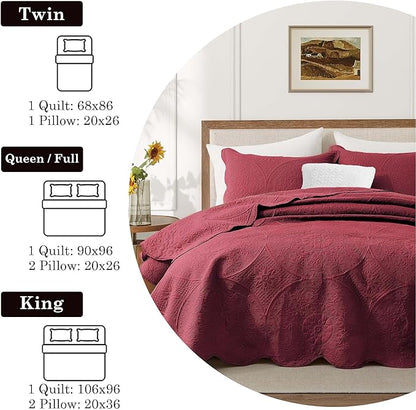 IR Imperial Rooms Twin Quilt Bedding Set Size + 1 Pillow Shams - Image 6