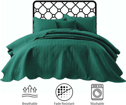 IR Imperial Rooms California King Quilt Bedding Set Size + 2 Pillow Shams - Image 9