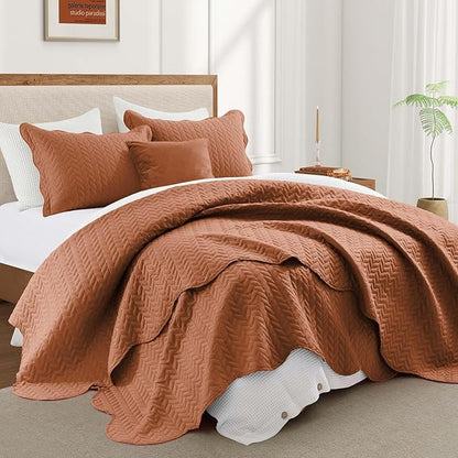 IR Imperial Rooms California King Quilt Bedding Set Size + 2 Pillow Shams by IRImperialRooms