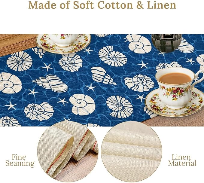 Ocean Conch Tiers and Table Runner - Image 5