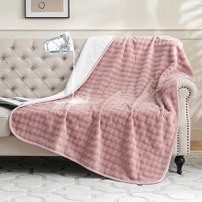 Waterproof Blanket for Bed Couch Sofa Car, Soft Leakproof Dog Blanket by Yaning