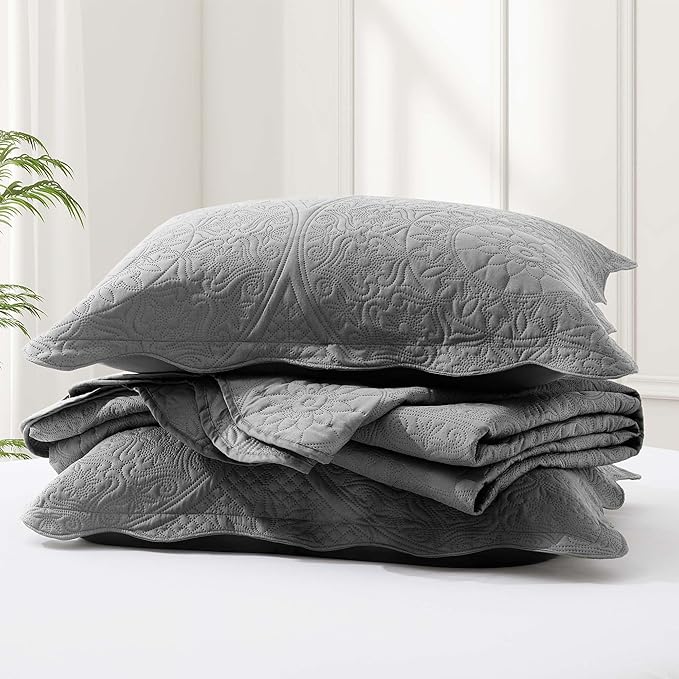 IR Imperial Rooms King Quilt Bedding Set Size + 2 Pillow Shams - Image 7
