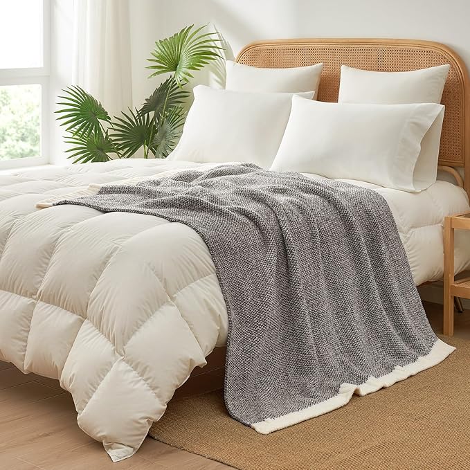 Snuggle Sac Grey Throw Blankets - Image 8